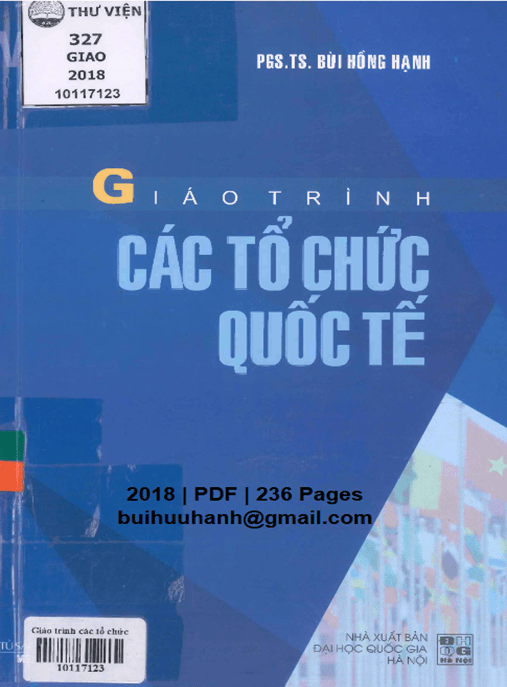 Giáo Trình Các Tổ Chức Quốc Tế – Tài Liệu Học Tập Học Liệu Điện Tử PDF