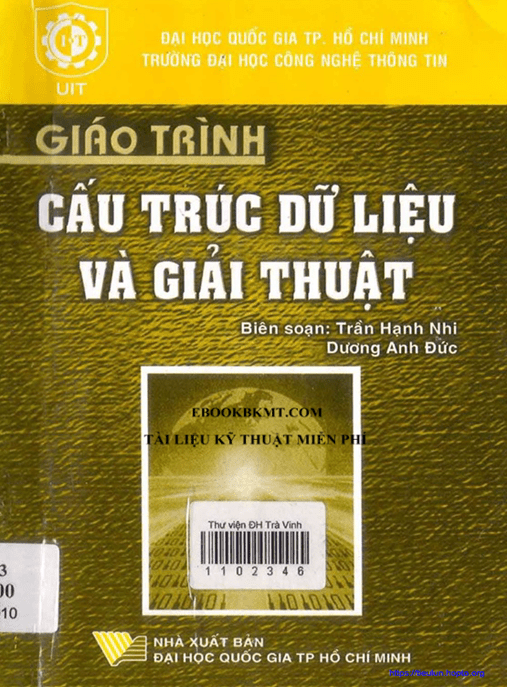 Giáo Trình Cấu Trúc Dữ Liệu Và Giải Thuật – Tài Liệu Học Tập Ebooks PDF
