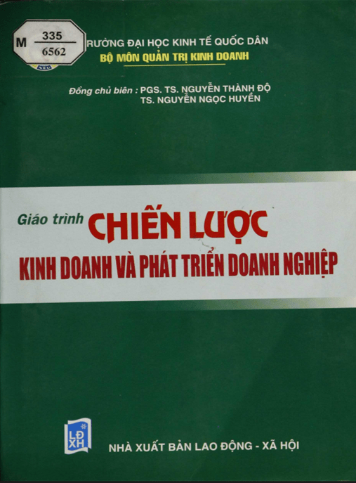 Giáo Trình Chiến Lược Kinh Doanh Và Phát Triển Doanh Nghiệp