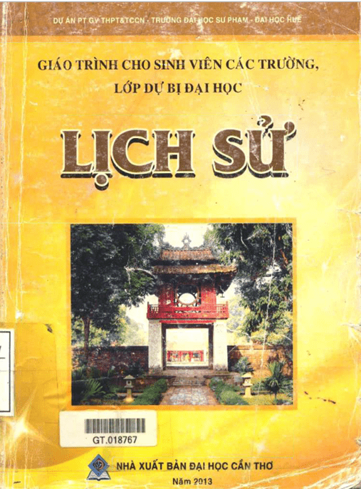 Giáo Trình Cho Sinh Viên Các Trường Lớp Dự Bị Đại Học Môn Lịch Sử