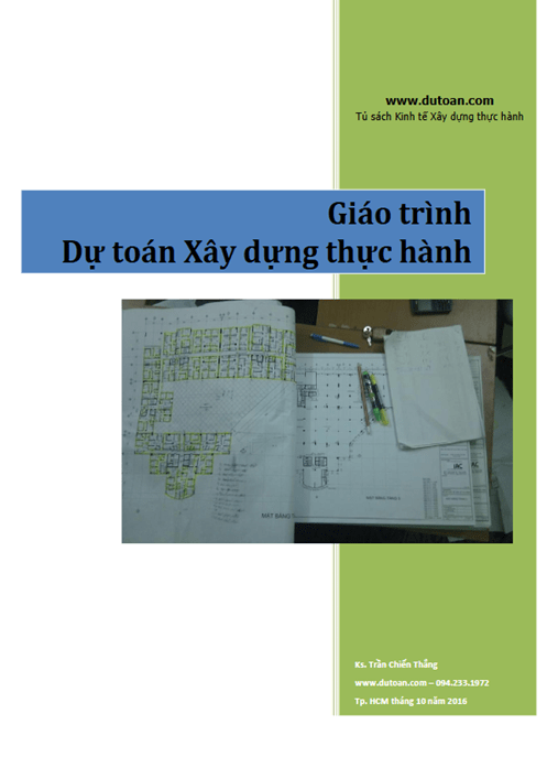 Giáo Trình Dự Toán Xây Dựng Thực Hành – Tài Liệu Học Tập Ebooks PDF