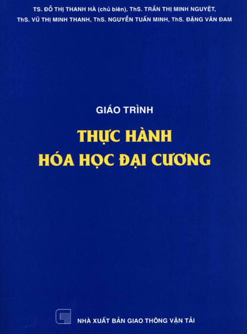 Giáo Trình Thực Hành Hóa Học Đại Cương – Tài Liệu Học Tập Ebooks PDF