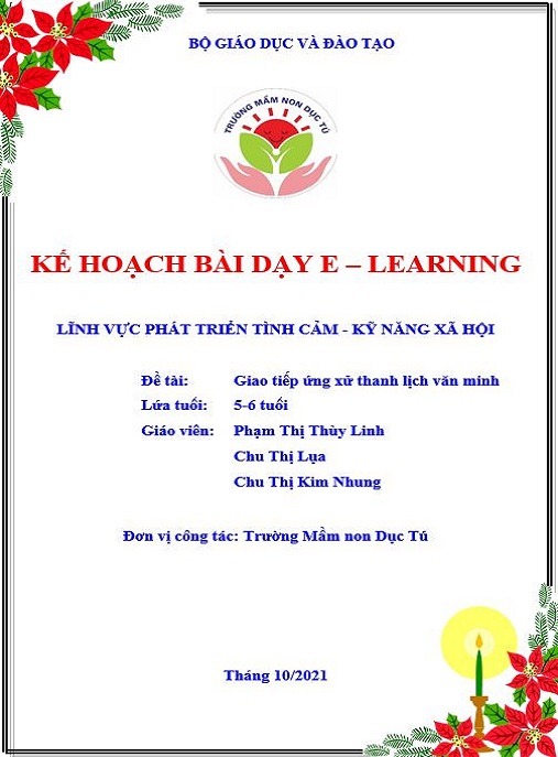 Bài Giảng E-Learning – Giao Tiếp Ứng Xử Thanh Lịch Văn Minh