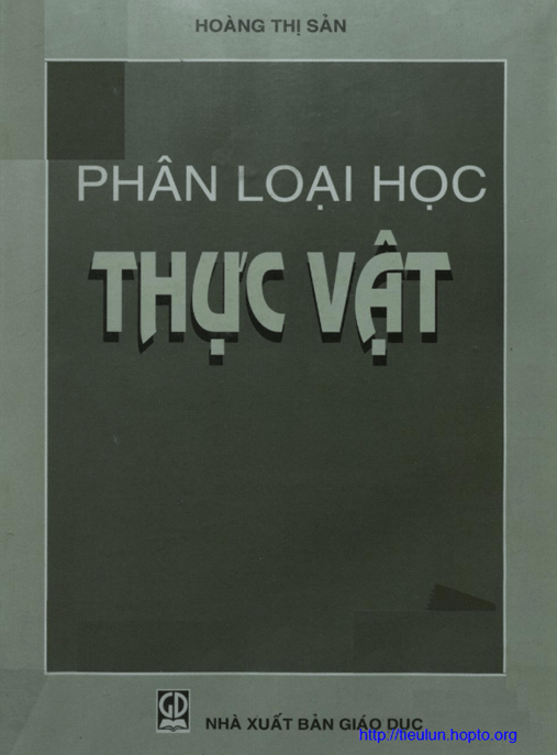 Phân Loại Học Thực Vật – Tài Liệu Học Tập Ebooks PDF