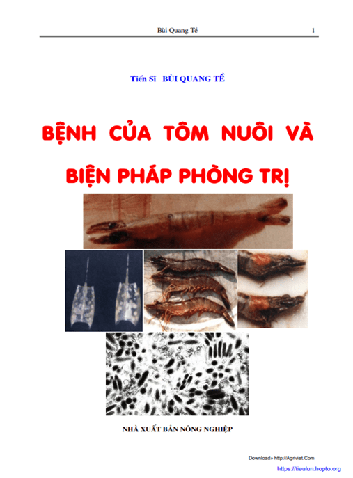 Tài Liệu Số Bệnh Của Tôm Nuôi Và Biện Pháp Phòng Trị