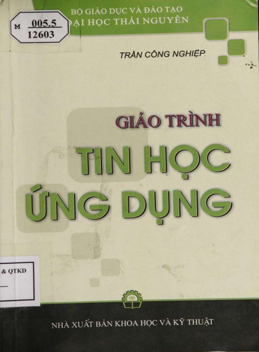 Tài Liệu Số Giáo Trình Tin Học Ứng Dụng