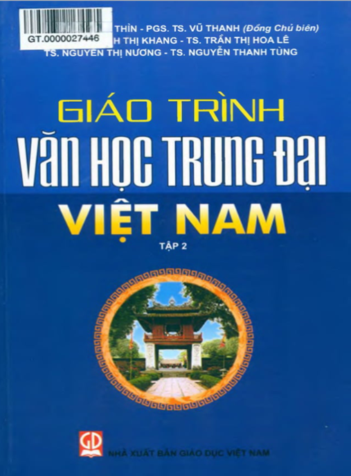 Tài Liệu Số Giáo Trình Văn Học Trung Đại Việt Nam Tập 2