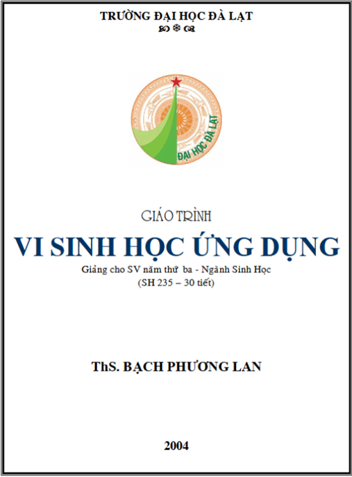 Tài Liệu Số Giáo Trình Vi Sinh Học Ứng Dụng
