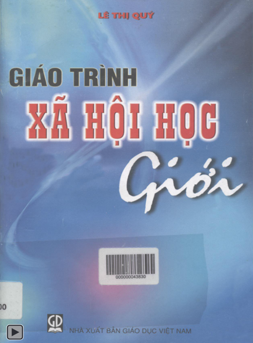 Tài Liệu Số Giáo Trình Xã Hội Học Giới