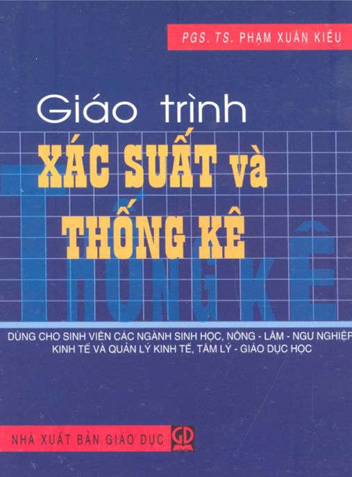Tài Liệu Số Giáo Trình Xác Suất Và Thống Kê