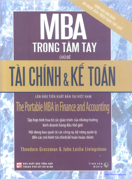 Tài Liệu Số Mba Trong Tầm Tay – Tài Chính Và Kế Toán
