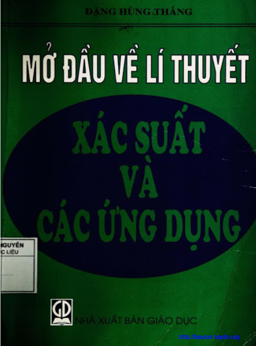 Tài Liệu Số Mở Đầu Về Lý Thuyết Xác Suất Và Các Ứng Dụng