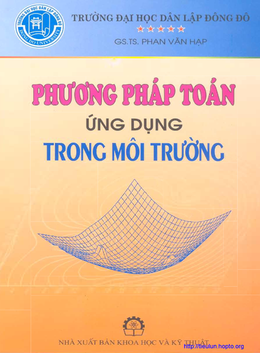 Tài Liệu Số Phương Pháp Toán Ứng Dụng Trong Môi Trường