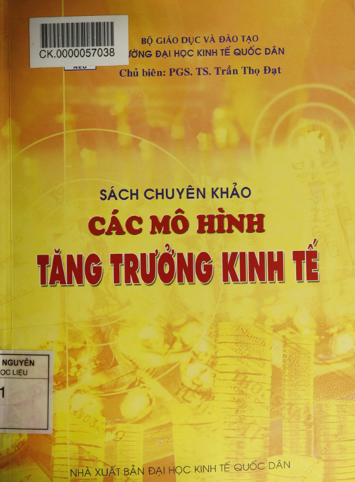 Tài Liệu Số Sách Chuyên Khảo Các Mô Hình Tăng Trưởng Kinh Tế
