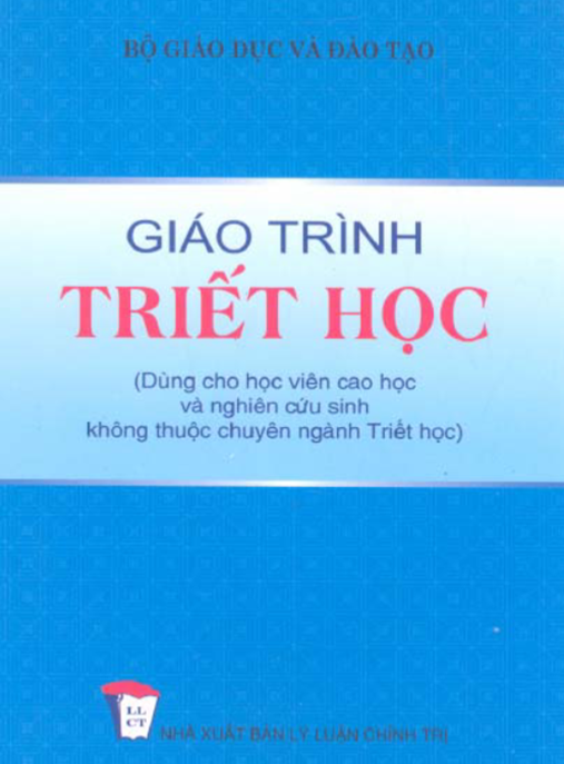 Tài Liệu Số Giáo Trình Triết Học