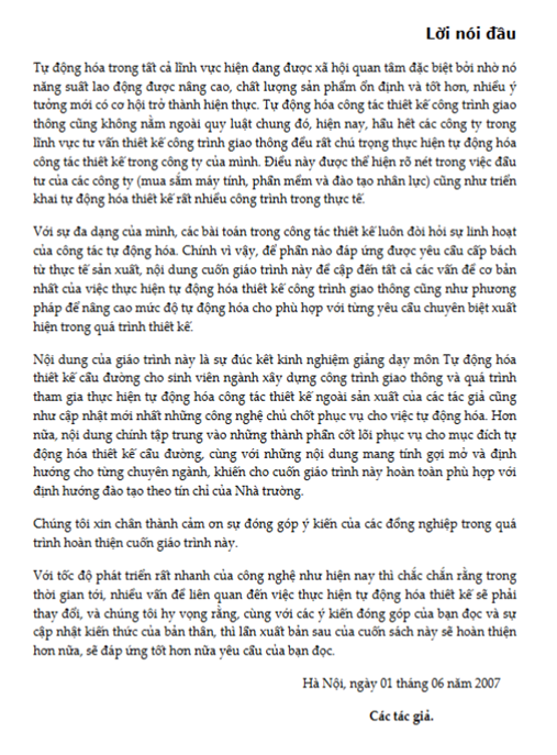 Tài Liệu Số Giáo Trình Tự Động Hóa Thiết Kế Cơ Khí